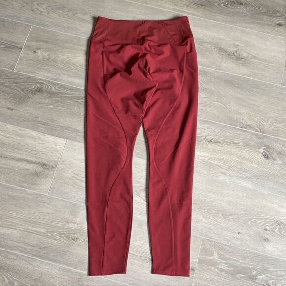 Athleta Red High-Waisted Leggings - Picture 3 of 6